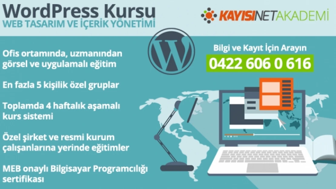 Malatya'da Bir İlk: WordPress Web Tasarım Kursu!