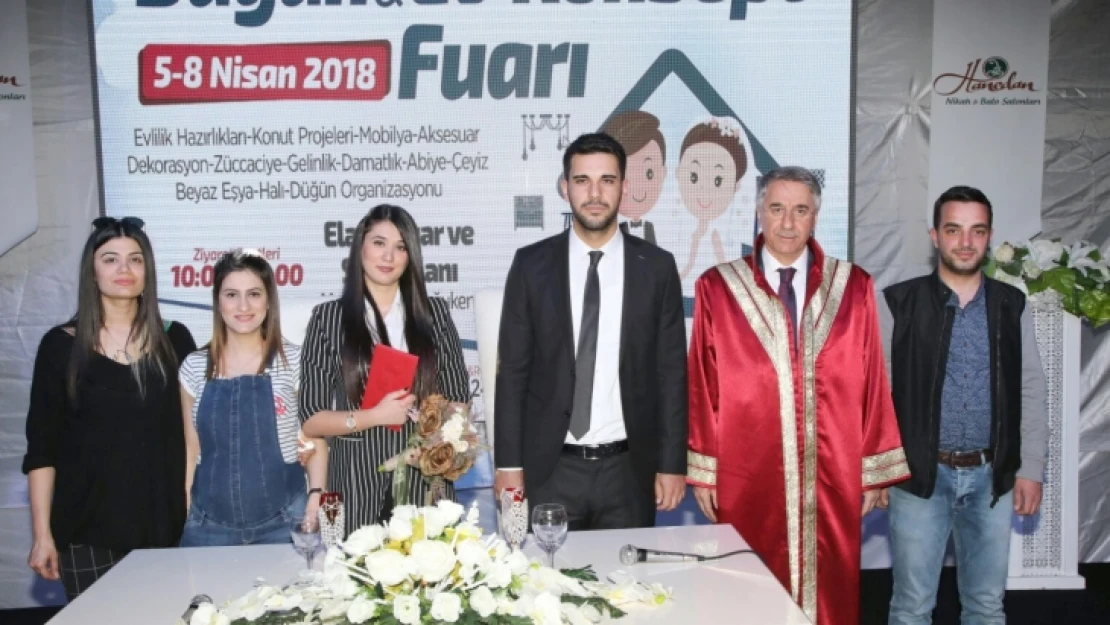 1. Düğün Ve Ev Konsept Fuarın'da Nikâh