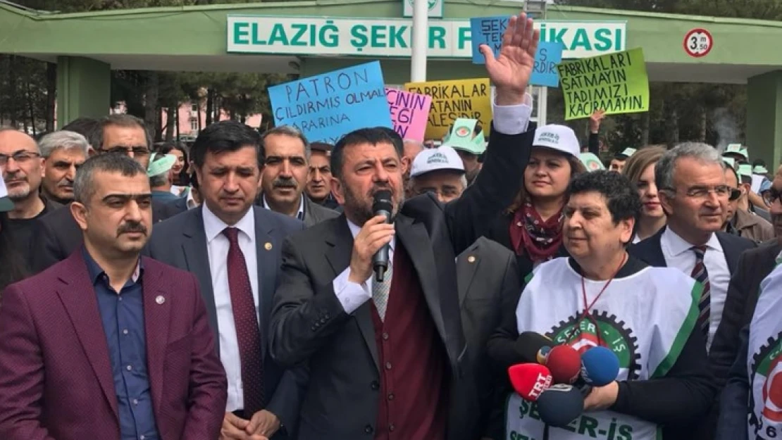 Ağbaba Elazığ Şeker Fabrikası'nda