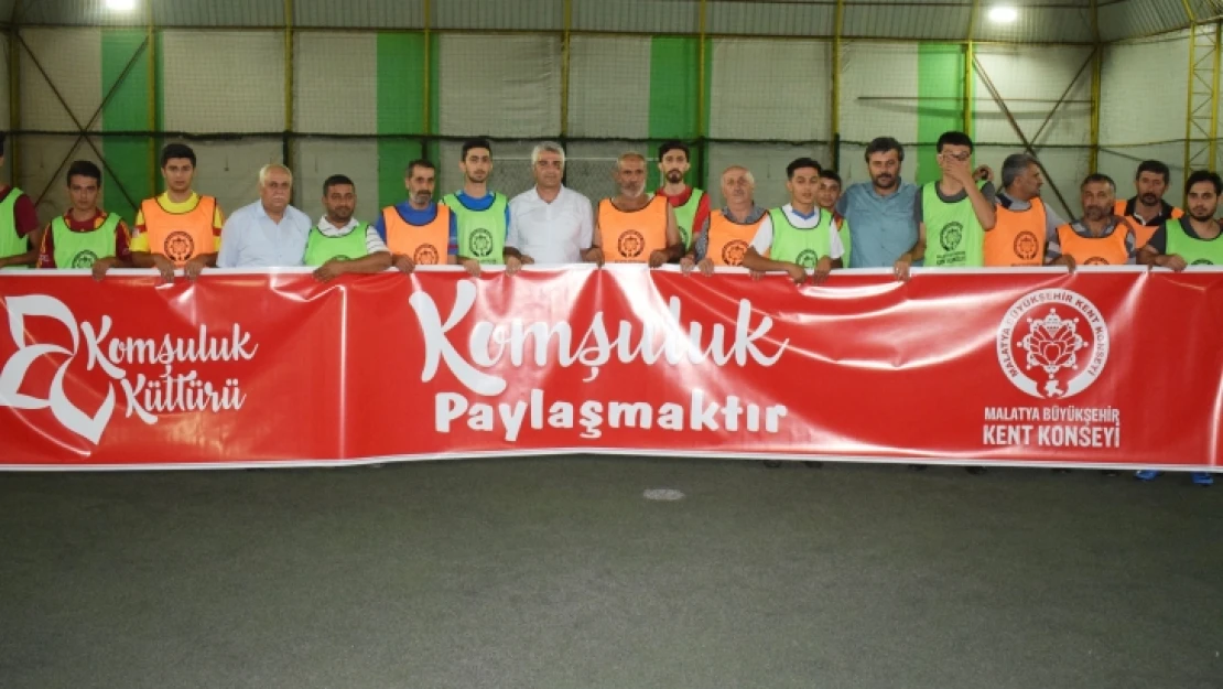 Komşuluk Yaşasın Diye Futbol Maçı Düzenlendi