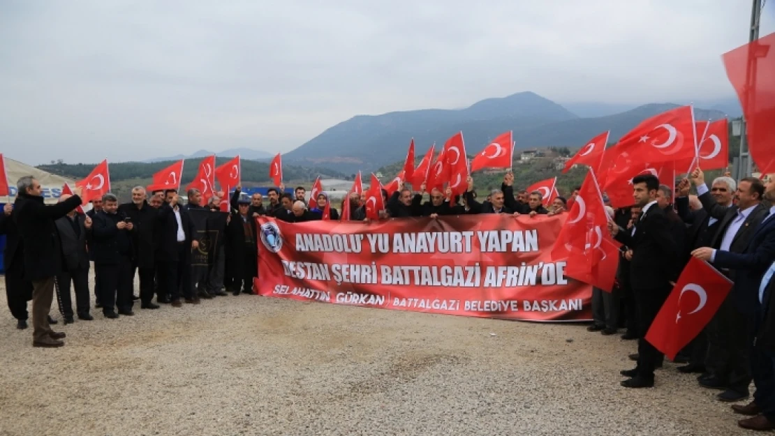 Afrin'deki Güvenlik Güçlerimiz İçin 4 Ton Kuru Kayısı Teslim Edildi