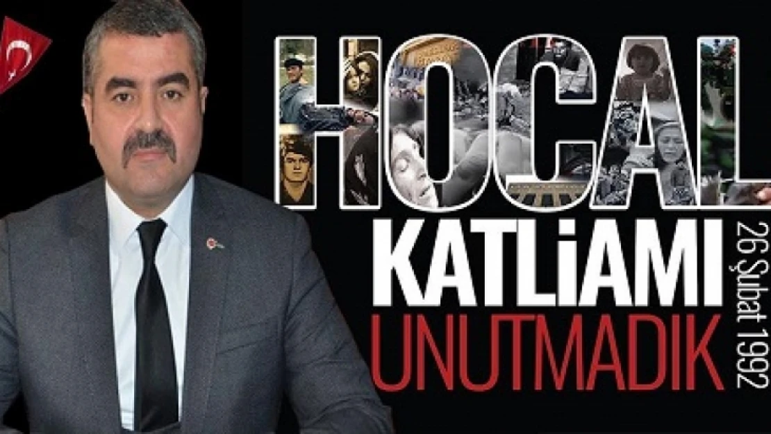 Avşar, 'Hocalı Katliamı Tarihe Atılmış  Kara Lekelerden Biridir'