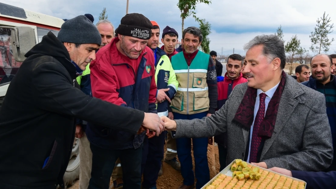 Yeşilçam Caddesine  500 Ağaç Dikiliyor