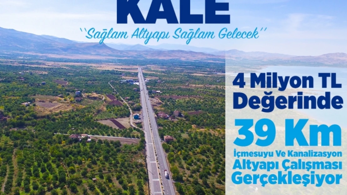 Kale'ye Sağlam Altyapı