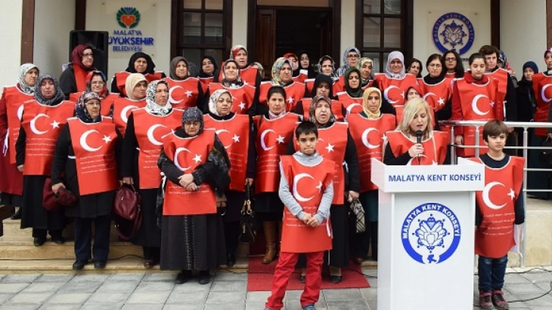 Büyükşehir Kent Konseyi'nden Zeytin Dalı Harekâtına Destek