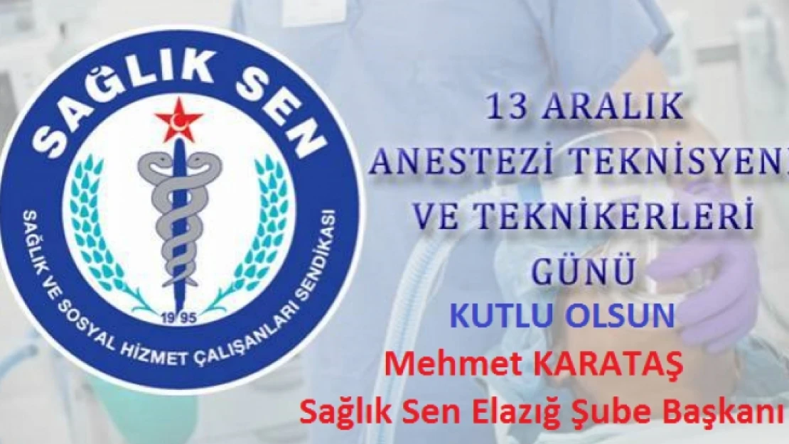 Anestezi Teknikerleri ve Teknisyenleri