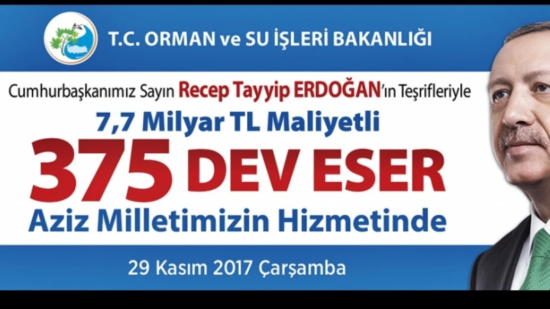 Hizmete Alınacak Eserlerden Malatya'da Payını Alacak…