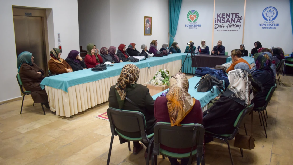 Malatya Kent Konseyi Kadın Meclisi  'Emanet' Konulu Program Düzenledi