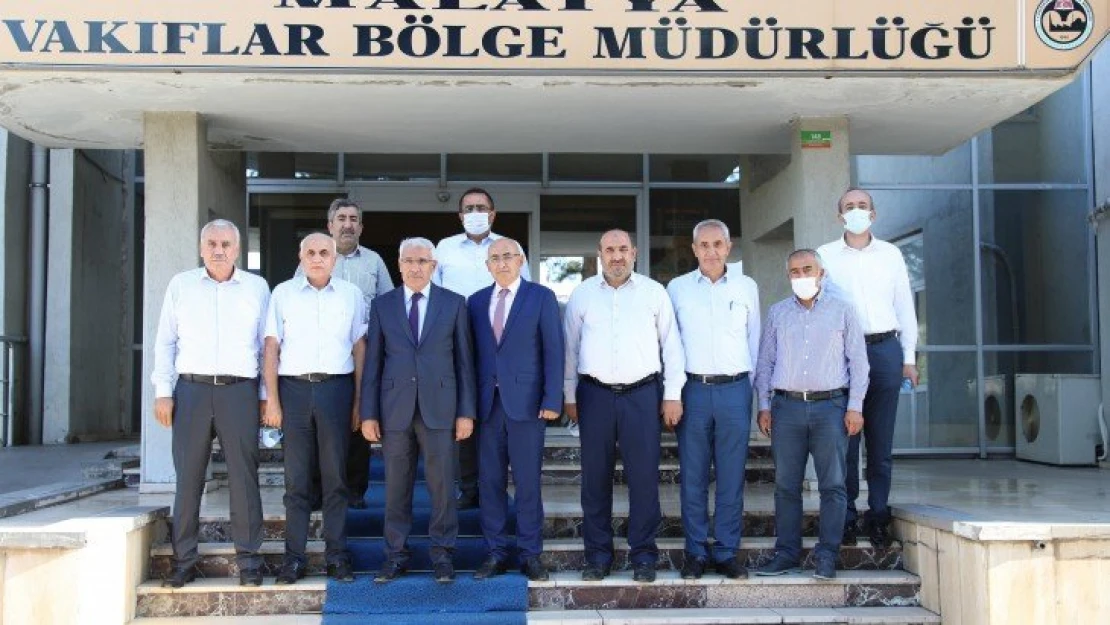 Malatya Vakıflar Bölge Müdürlüğüne hayırlı olsun ziyareti