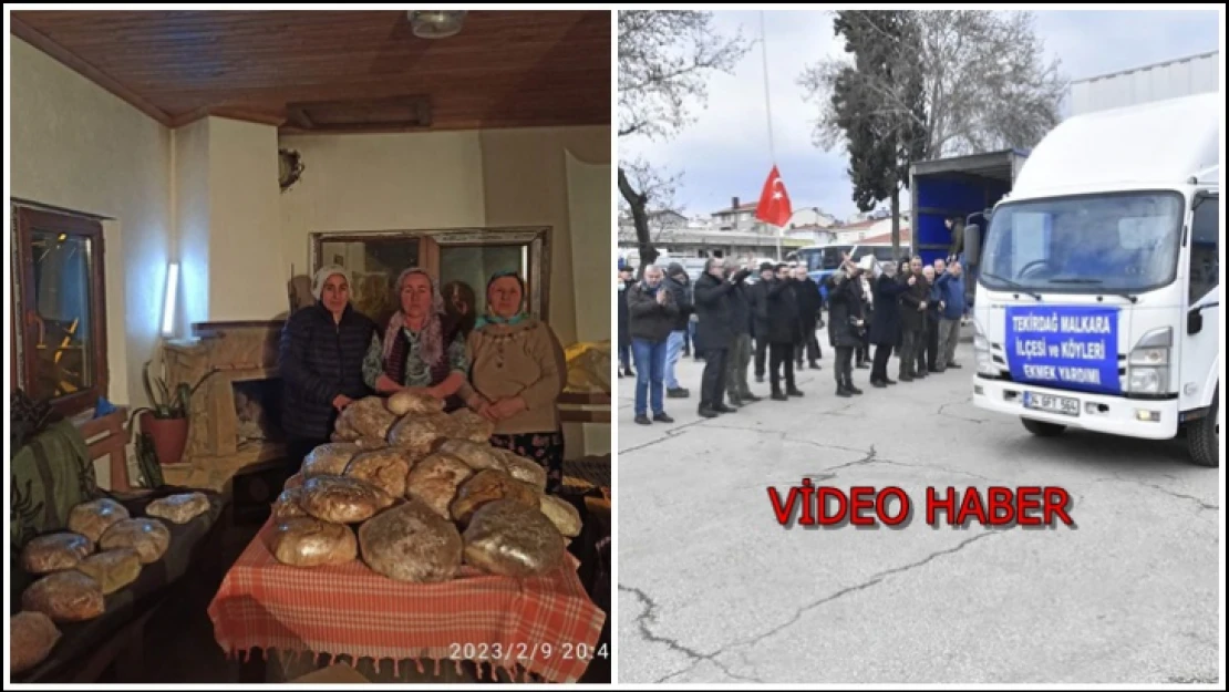 Malkara Kaymakamlığından deprem bölgesine yardım