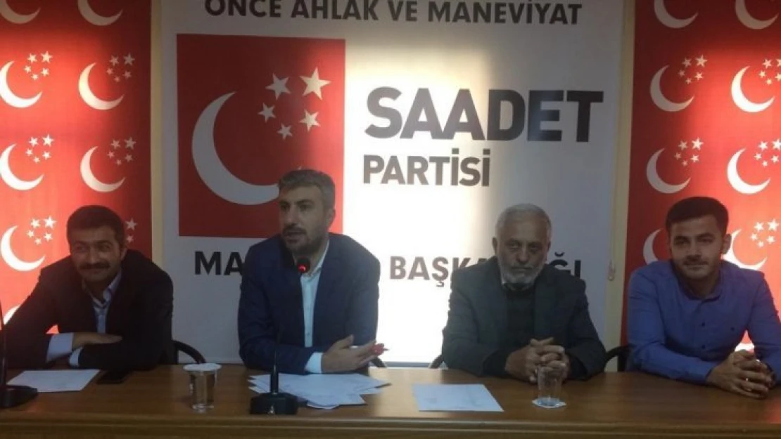 Marasalı 'Dış politikada sıkıntılar var dış politikamız iflas etti.'