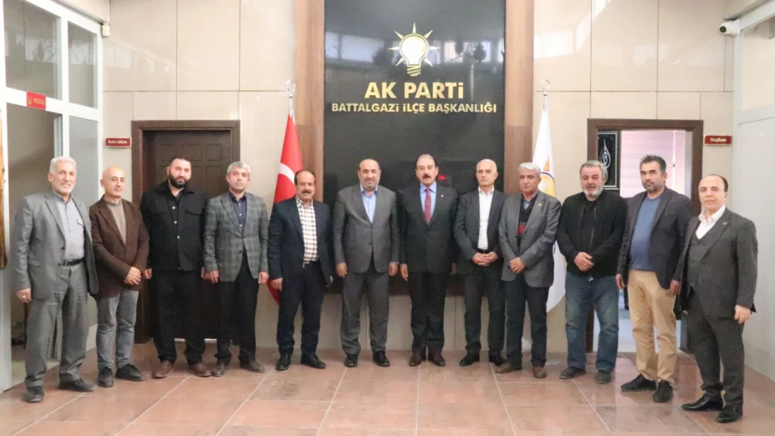 MESOB Başkanı Şevket Keskin'den AK Parti Battalgazi İlçe Başkanı Kahveci'ye Ziyaret