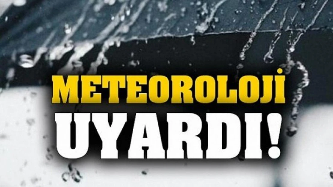 Meteoroloji Saat verdi ve uyardı..!