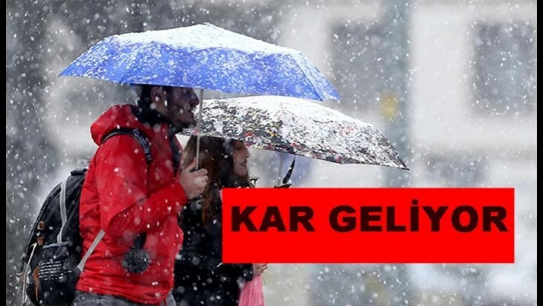 Meteoroloji Uyardı: Kar Geliyor