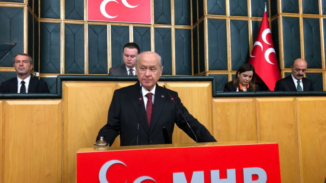 MHP Genel Başkanı Devlet Bahçeli, partisinin grup toplantısında açıklamalarda bulundu