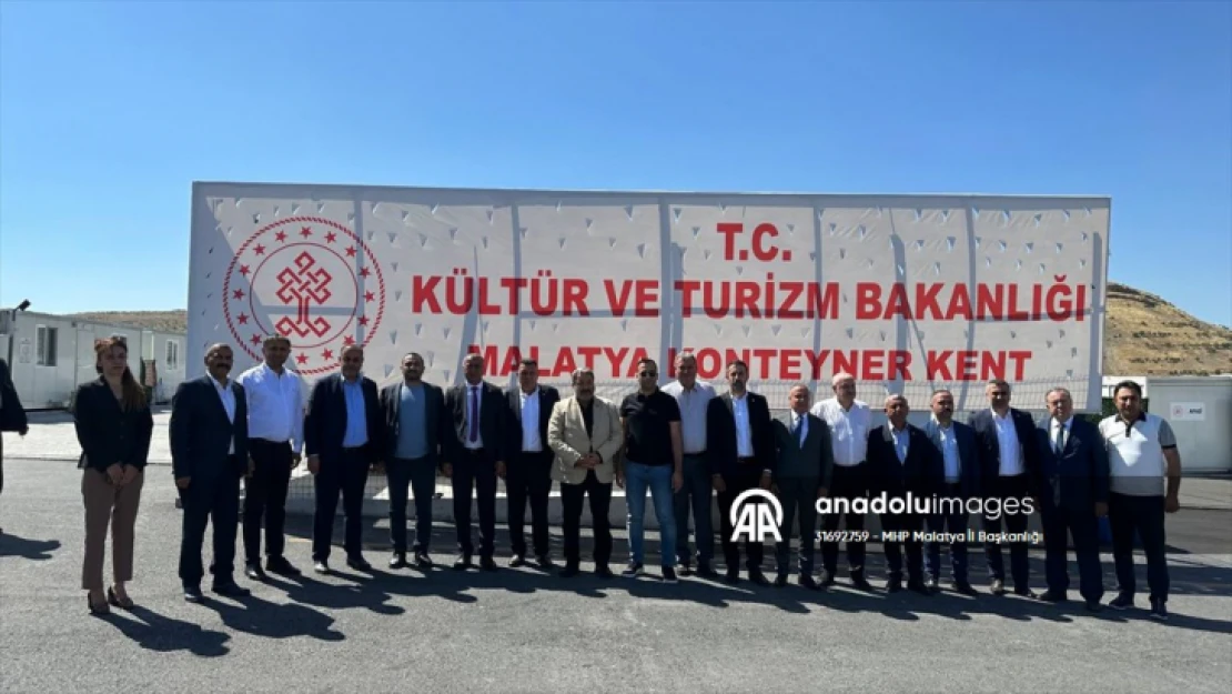 MHP heyeti depremden etkilenen Malatya'da incelemelerde bulundu