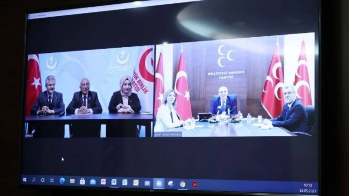 MHP Heyeti Video Konferans yolu ile bayramlaştı