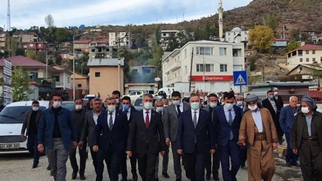 MHP'li Akçay, Şırnak'ta