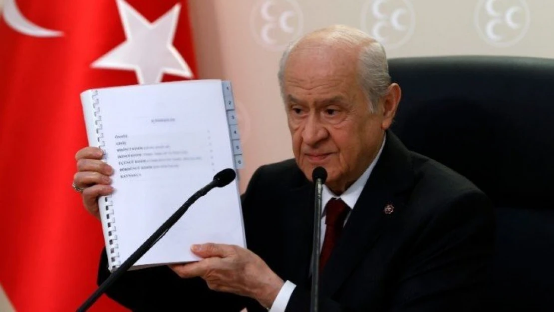 MHP Lideri Bahçeli: 100 maddelik anayasa önerimizin hazırlığı tamamlandı