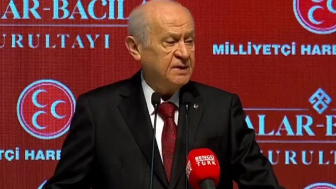 MHP Lideri Bahçeli : 'HDP, PKK'nın ikmal organıdır'