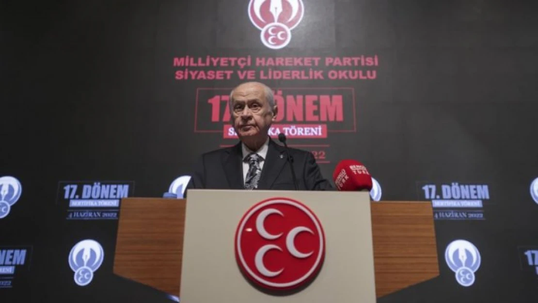 MHP Lideri Bahçeli MHP Siyaset ve Liderlik Okulu 17. Dönem Sertifika Töreni'ne katıldı