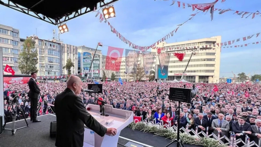 MHP Lideri Bahçeli Samsun Cumhuriyet Meydanında Konuştu