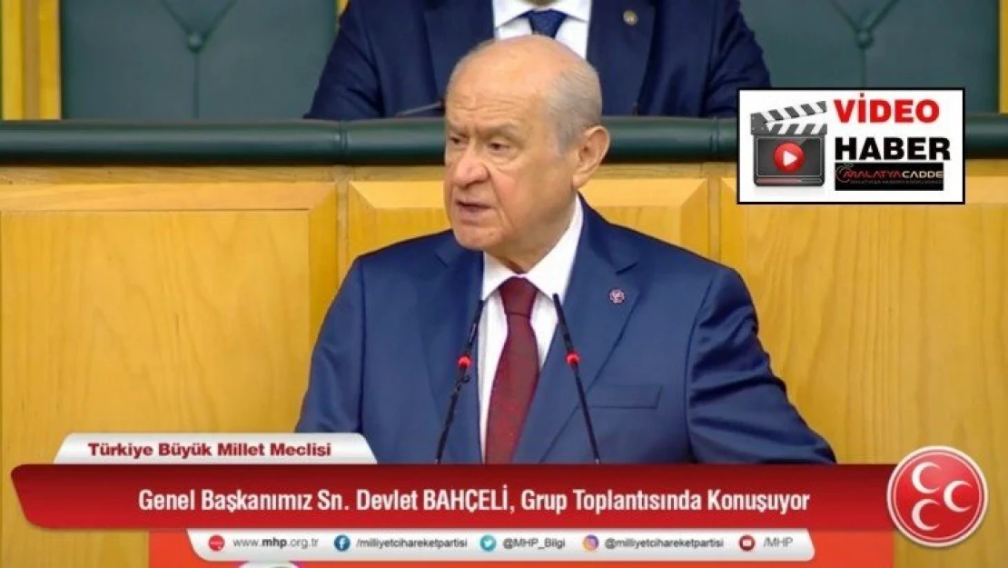 MHP Lideri Devlet Bahçeli'den önemli açıklamalar