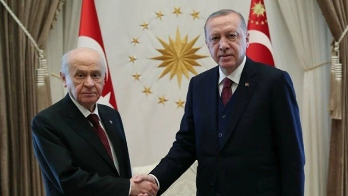 MHP Lideri Devlet Bahçeli, Külliye'de Cumhurbaşkanı Erdoğan ile görüştü