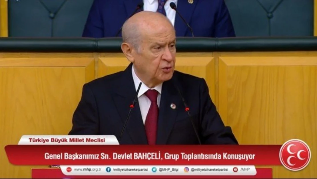 MHP Lideri Devlet Bahçeli'nin Grup Toplantısı