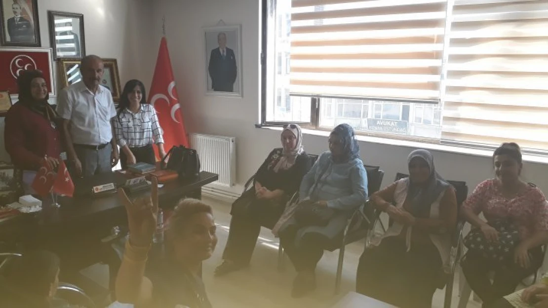 MHP Yeşilyurt İlçe Başkanlığında Vatandaşla Buluşma