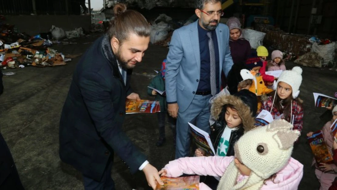 Miniklere Geri Dönüşüm Tesisinde Çevre Eğitimi