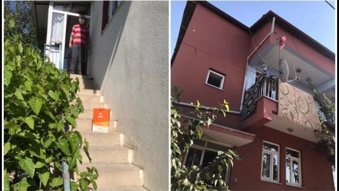 Personeller Evlerinde Ziyaret Ediliyor, Paketler Teslim Ediliyor