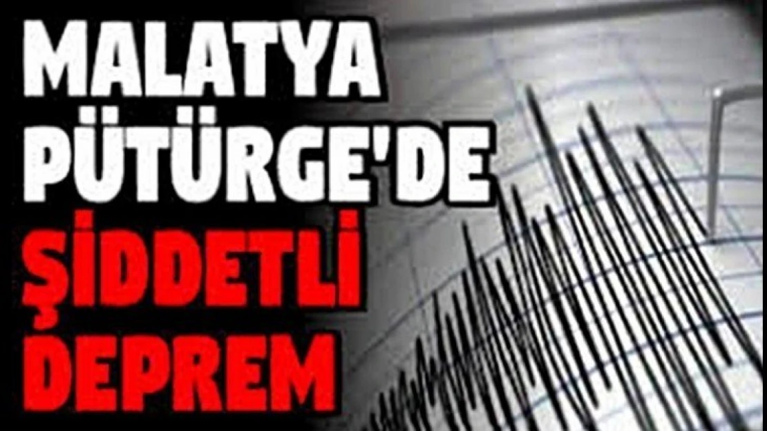 Pütürge'de 4,1 büyüklüğünde deprem