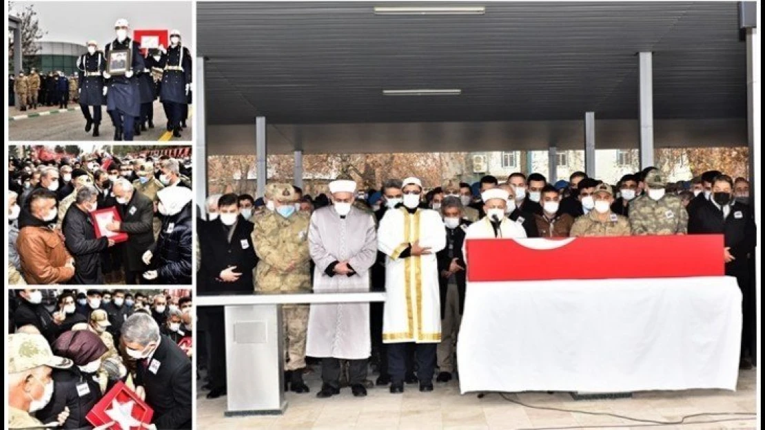 Şehit J. Uzm. Çvş. Çelik Son Yolculuğuna Düzenlenen Törenle Uğurlandı