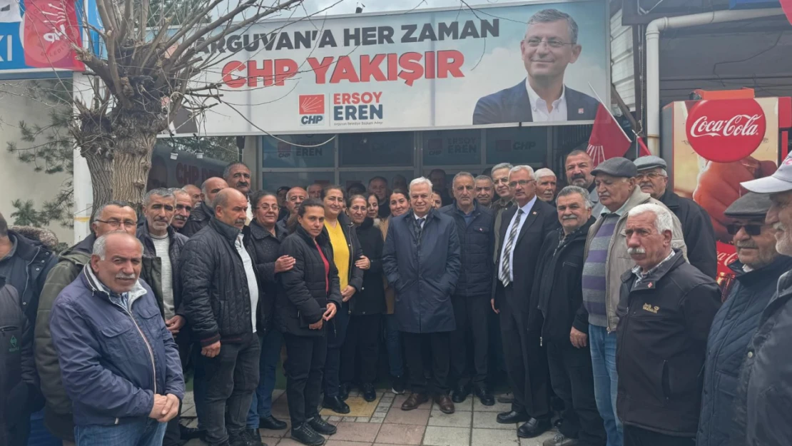 Sezai hocadan memleketi Arguvan'da CHP'ye destek