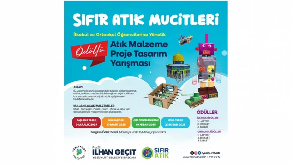 'Sıfır Atık Mucitleri' Farklı Projeleriyle Çevreye Değer Katacak