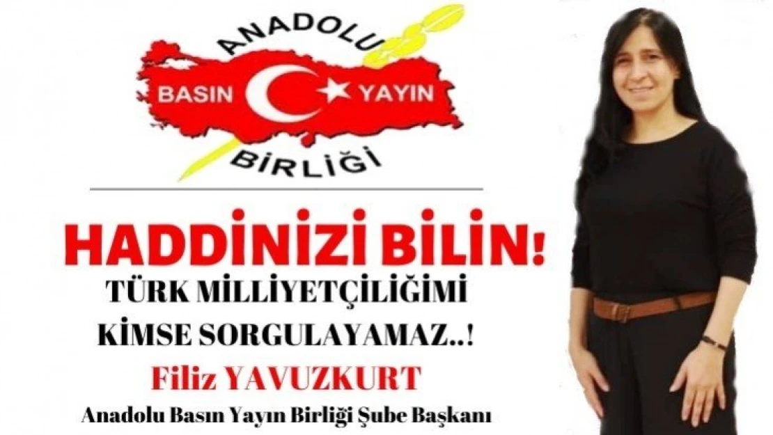 Siz kimsiniz, haddinizi bilin