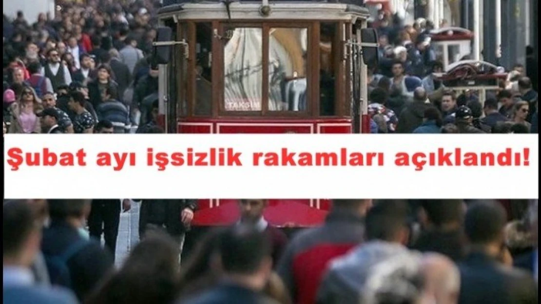 Şubat ayı işsizlik rakamları açıklandı!