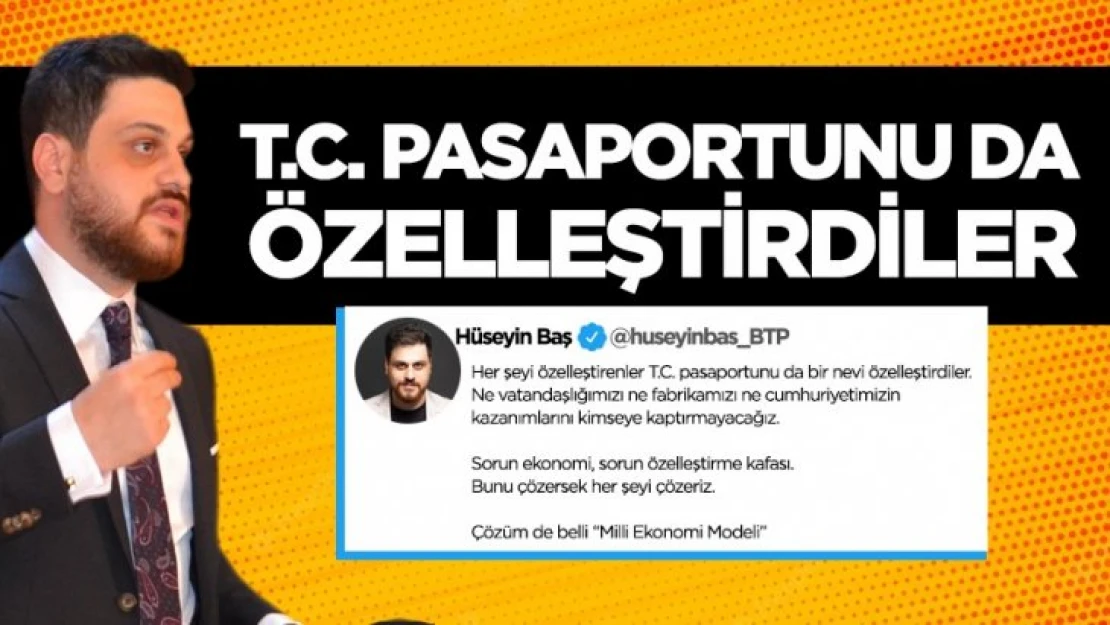 T.C. pasaportunu da özelleştirdiler