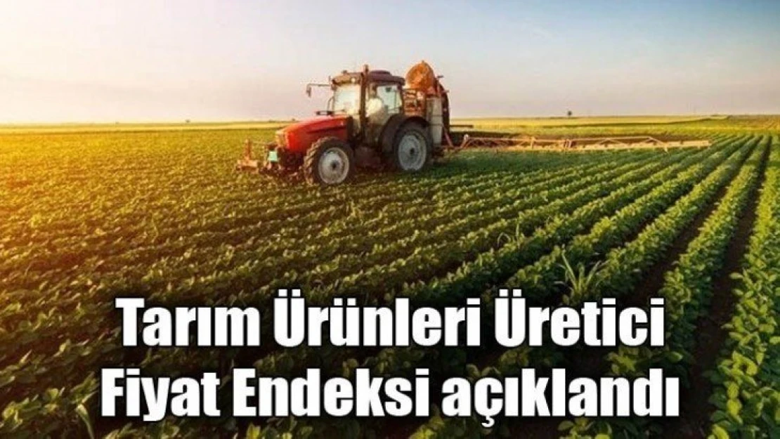 Tarım Ürünleri Üretici Fiyat Endeksi açıklandı