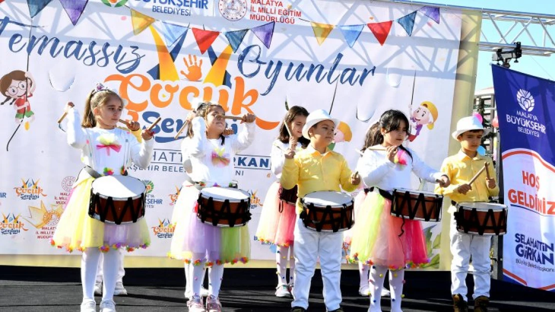 'Temassız Oyunlar Çocuk Şenliği' Projesinin Finali Millet Bahçesi'nde Yapıldı