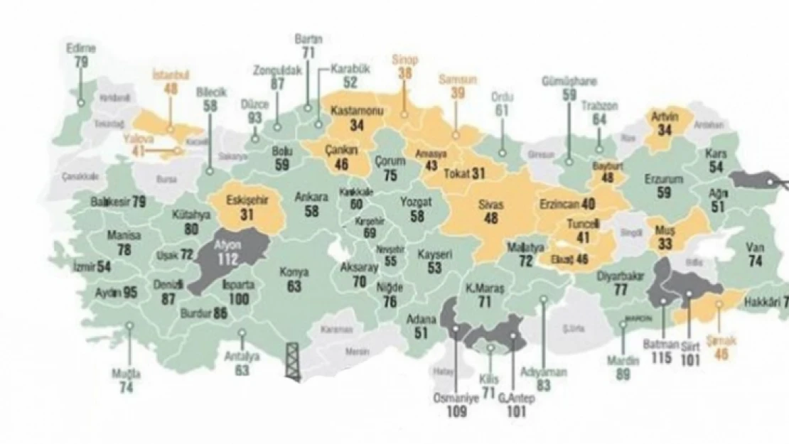 Temiz Hava Hakkı Platformu Havası en kirli beş ili sıraladı