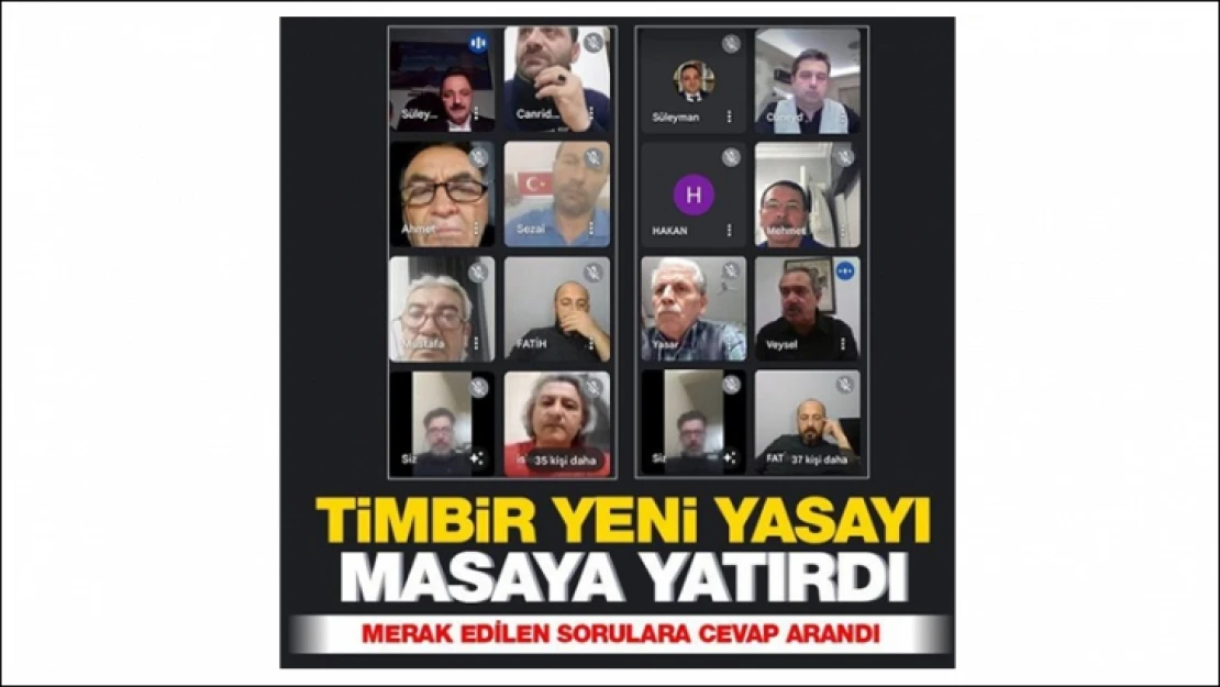 TİMBİR Çözüm Önerilerini Masaya Yatırdı