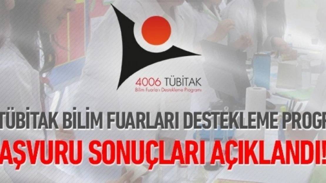 TÜBİTAK Bilim Fuarları Destekleme Programı Başvuru Sonuçları Açıklandı!