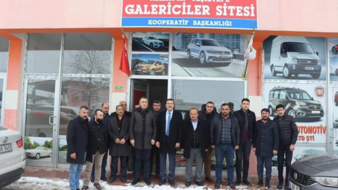 Tüfenkci'den Galericiler Sitesi esnafına 'destek olunacak' müjdesi