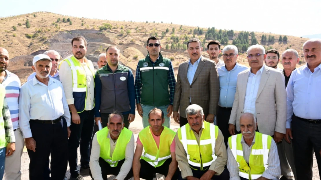 Tüfenkci, Yenice Göleti inşaat sahasında incelemelerde bulundu