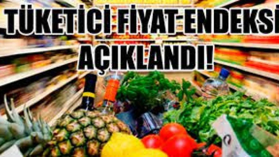 Tüketici Fiyat Endeksi açıklandı