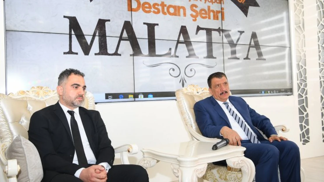 Türk Kızılay'ı Malatya Şube Başkanlığına Seçilen Dr. Harun Kurt, Başkan Gürkan'ı Ziyaret Etti