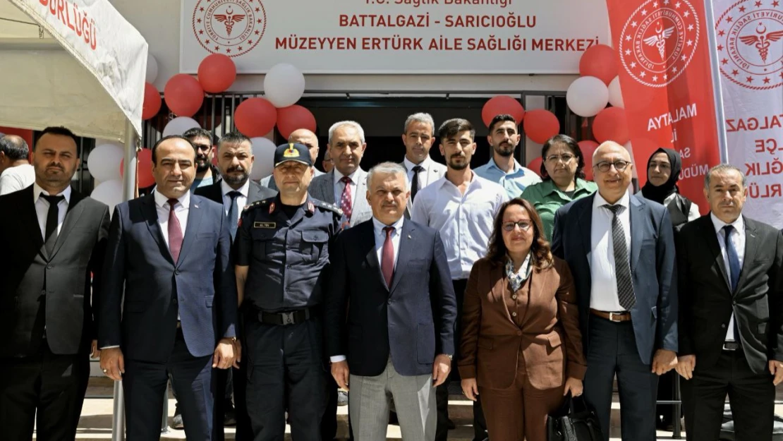 Vali Ersin Yazıcı, Müzeyyen Ertürk Aile Sağlığı Merkezi'nin Açılış Törenine Katıldı