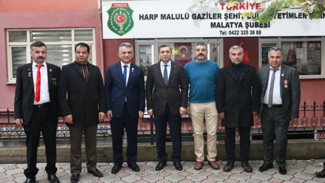 Vali Hulusi Şahinden Şehit ve Gazi Derneklerine Ziyaret.